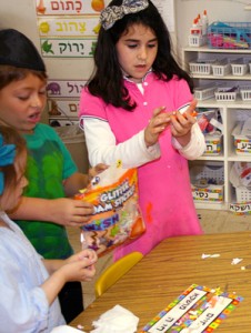 Students participate in multi-graded classrooms. The concept adds to retention and skills-building, and helps the small school save on space.