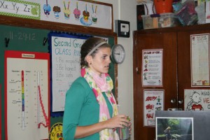 Brianna Hohman teaches second-graders at St. Joseph's Catholic School in Tampa. She loves the job, but plans to pursue a different field after graduation.