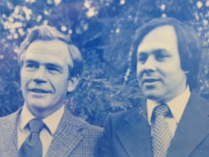 Berkeley Law professors Jack Coons and Stephen Sugarman, circa 1978.