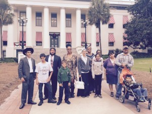 Several tax credit scholarship parents and their children traveled to Tallahassee to attend Friday's hearing.