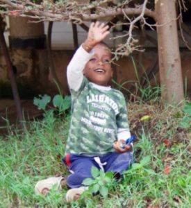 Malachi waves goodbye after the Kuhn's first visit to Ethiopia. Photo used with permission.